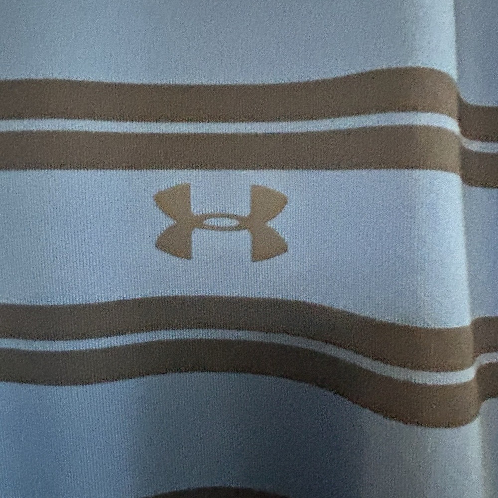 Under Armour Heat Gear Men's XXL Loose Polo Shirts Bundle Lot Of 2 Blue/Green - Picture 7 of 10